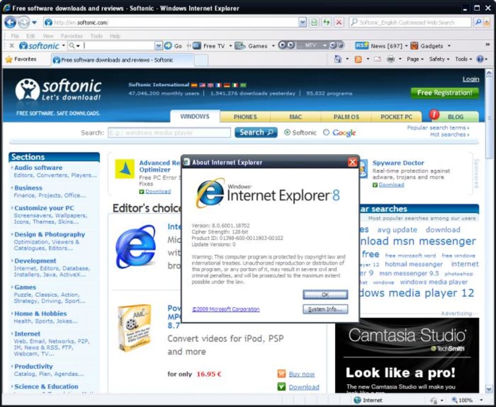 internet explorer 11 free download for windows 10 64 bit